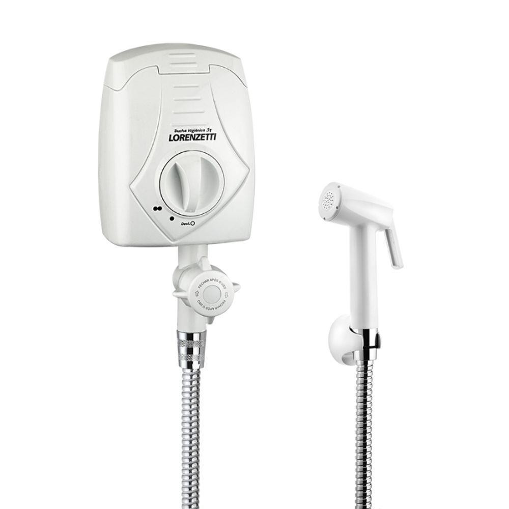 Ducha Higiênica Elétrica Lorenzetti 3 Temperaturas 4300w Branca 220v em Oferta na Shopee