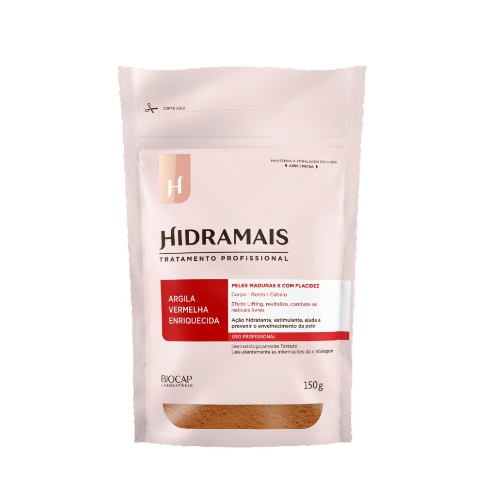 Argila Vermelha em Pó Enriquecida 150GR Hidramais