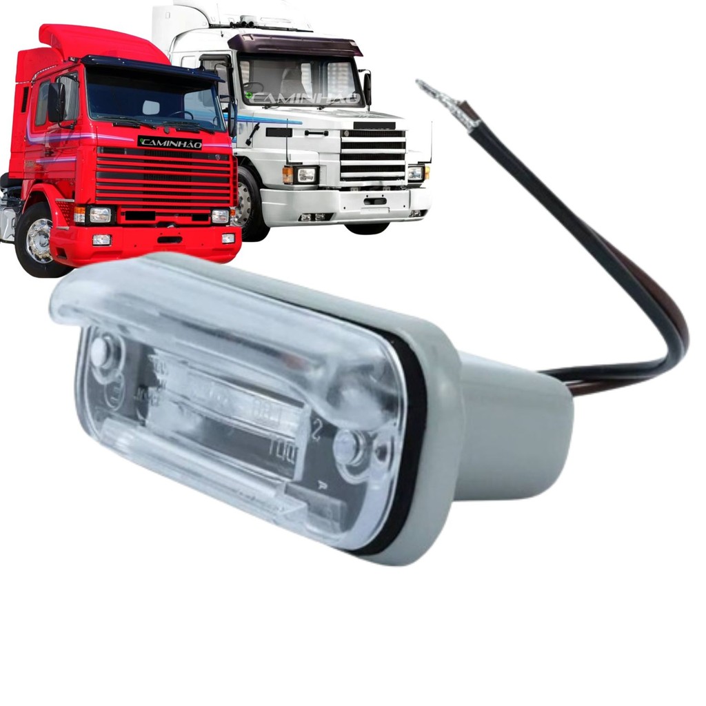 Lanterna Estribo Escada Degrau Scania 112 / 113 - Placa Ônibus - Mercedes-Benz