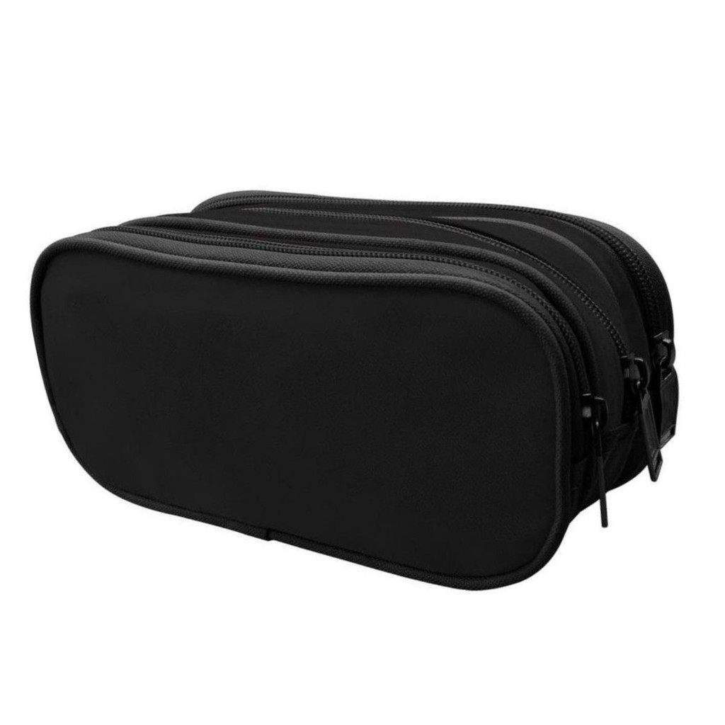 Estojo Escolar Grande Triplo: Organização e Praticidade em Oferta na Shopee