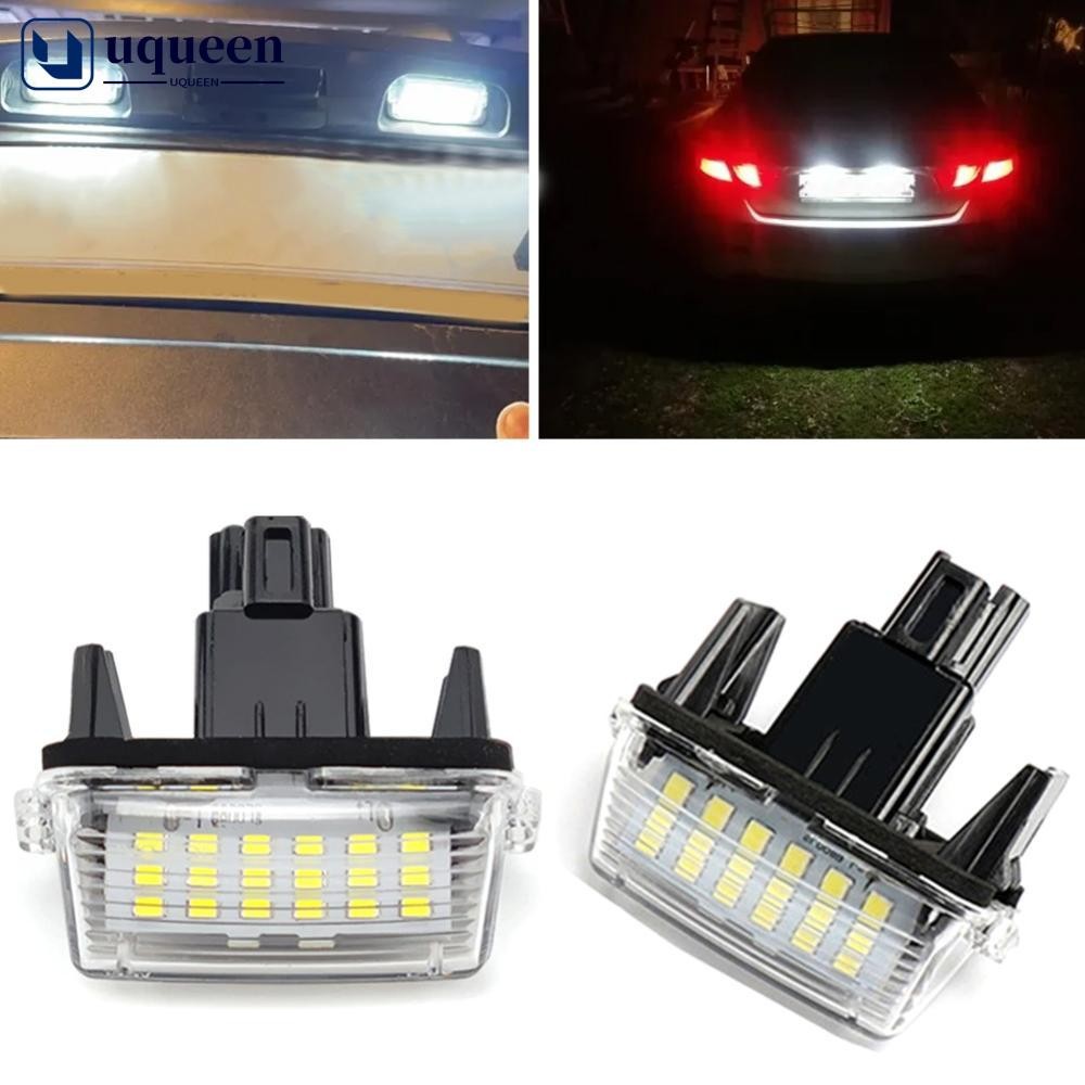 UQUEEN 1/2 Pçs Luz Traseira Da Placa De Identificação Do Carro Lâmpada LED Whte Para Toyota Camry 2012-2016 YARISL VIOS em Oferta na Shopee