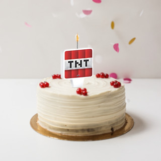 Vela Plana - Minecraft - 9cm - 1 unidade - FestColor - Rizzo em Oferta na Shopee