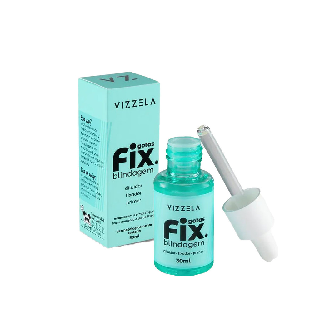 Gotas Blindagem Vizzela Fix 30ml em Oferta na Shopee