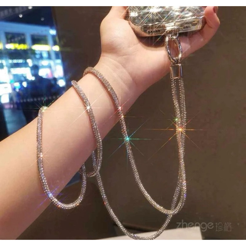 Salva Celular Cordão Proteção para Celular com Brilho Resistente Contra Roubo 65MM / 55MM / 20MM em Oferta na Shopee