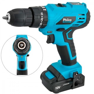 Furadeira Parafusadeira de impacto 3/8" a bateria 12V 1,5Ah 3 em 1 - PPF120  Philco em Oferta na Shopee