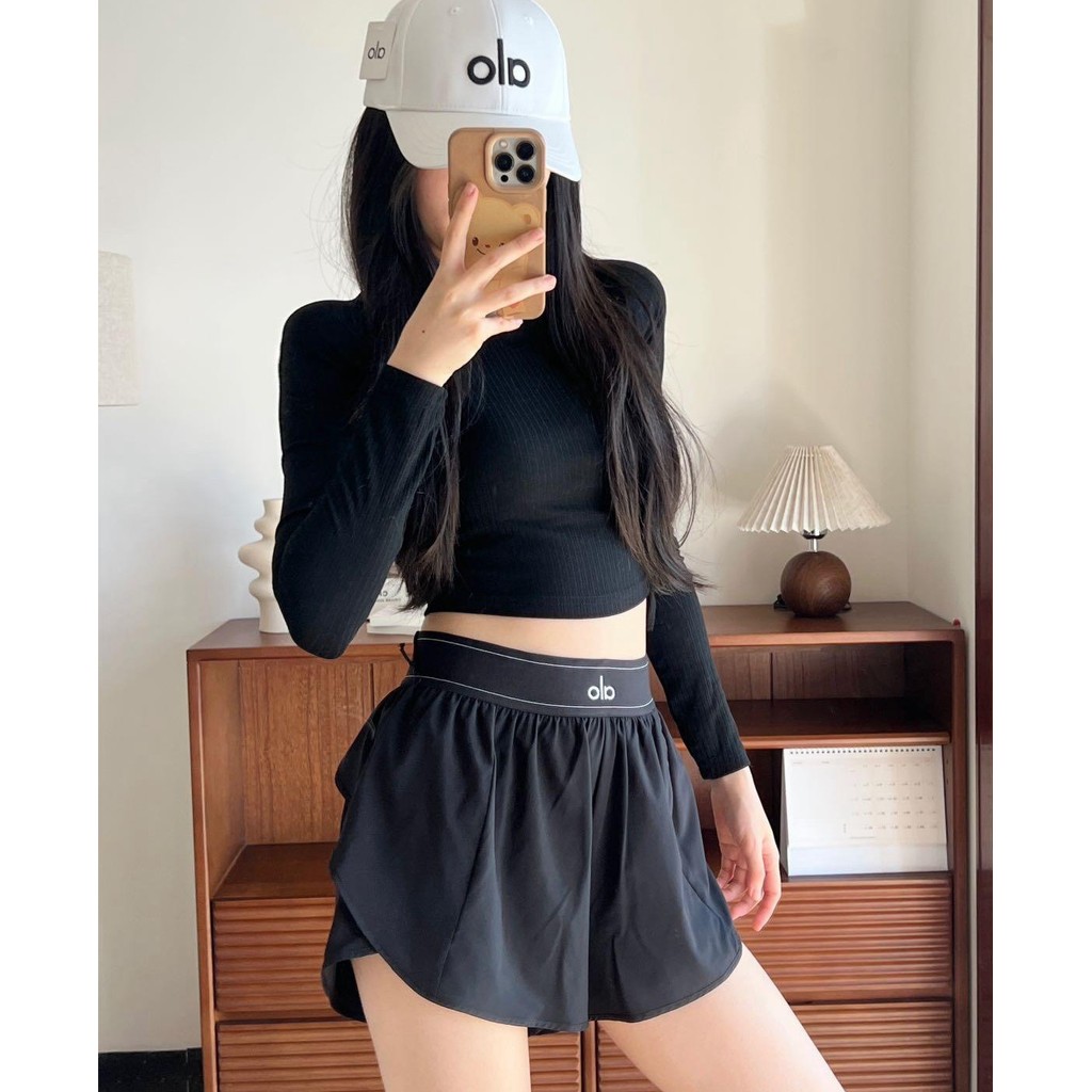 Esportes finos de secagem rápida Yoga Shorts feminino treinamento de Fitness correndo Badm...