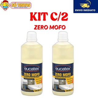 Kit 2 Anti Mofo Zero Mofo Eucatex 1 Litro cada Uso Externo e Interno  Sem Cheiro em Oferta na Shopee