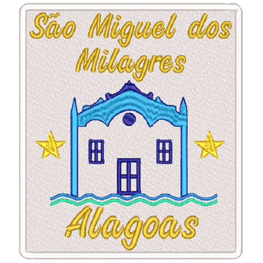 Patch Bordado São Miguel dos Milagres - Alagoas