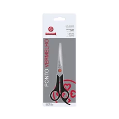 Tesoura Cabelo Fio Laser 7 Pol Ponto Vermelho 663-7 Mundial