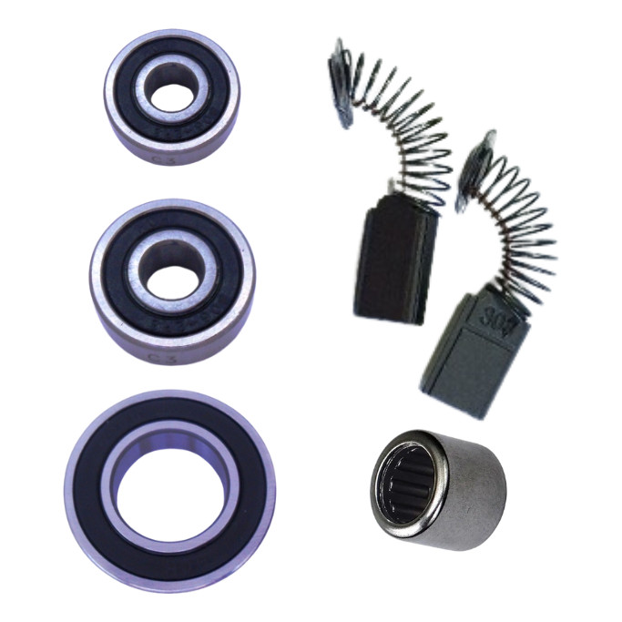 Rolamentos Agulha 608 629 6201 e Escova Carvão Serra Marmore Makita 4100NH 4100NH2 4100NS
