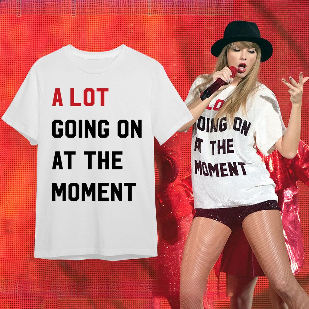 [Camiseta Premium em Algodão Puro]SISI Camiseta T-shirt Unissex Algodão Taylor Swift  At The Moment syna world em Oferta na Shopee