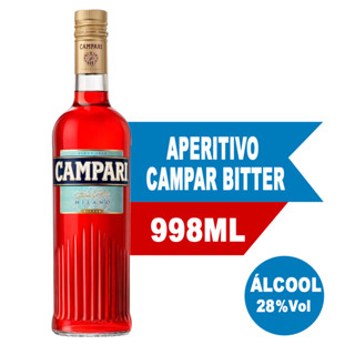 APERITIVO CAMPARI BITTER 998ML em Oferta na Shopee