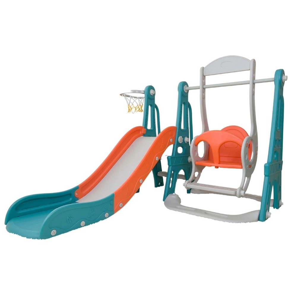 Playground Infantil 3x1 Escorregador Balanço Cesta Importway em Oferta na Shopee