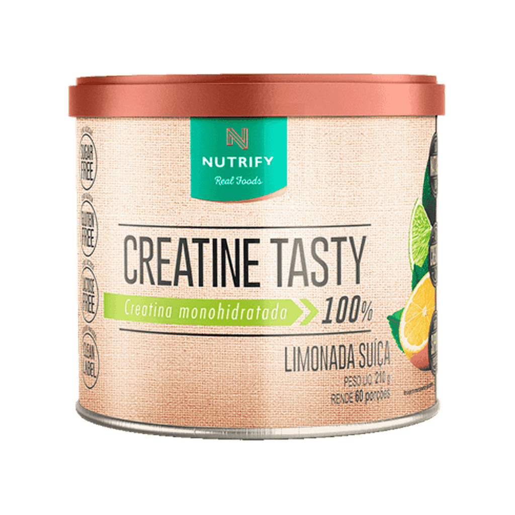 Creatine Tasty Lata 210g Nutrify em Oferta na Shopee