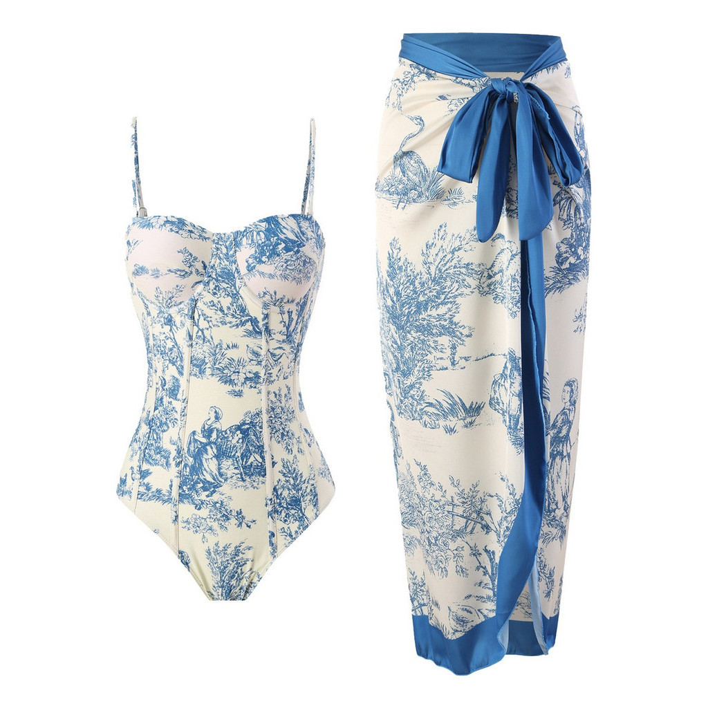 Conjunto Body Maiô Feminino +Saída De Praia Quimono