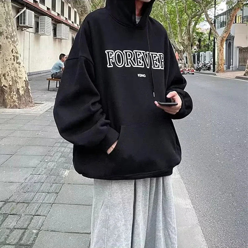 Blusa de Moletom Forever Streetwear  Premium Casaco Vintage Flanelado Quentinho Lançamento - Envio Imediato!