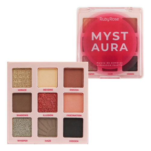 Paleta De Sombras Myst Aura Hb-e2203