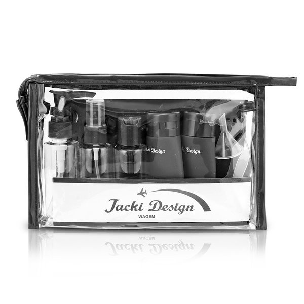 Kit de Frascos p/ Viagem de 10 Peças - Jacki Design - Travel & Luggage