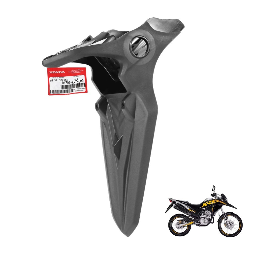 Paralama Traseiro Suporte De Placa Xre 300 2010 A 2018 Original Honda em Oferta na Shopee