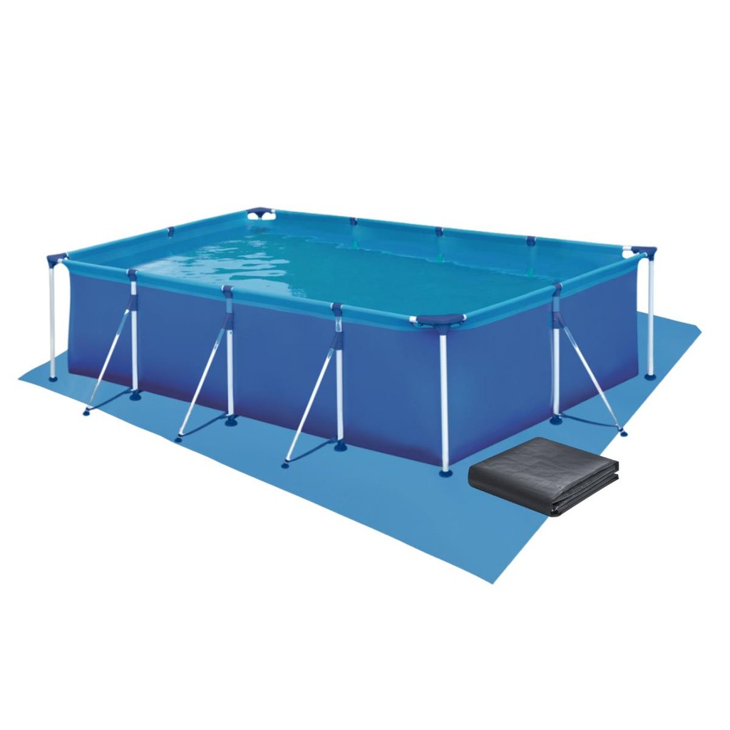 Piscina Retangular 5000 Litros Capa e Forro Premium Mor em Oferta na Shopee