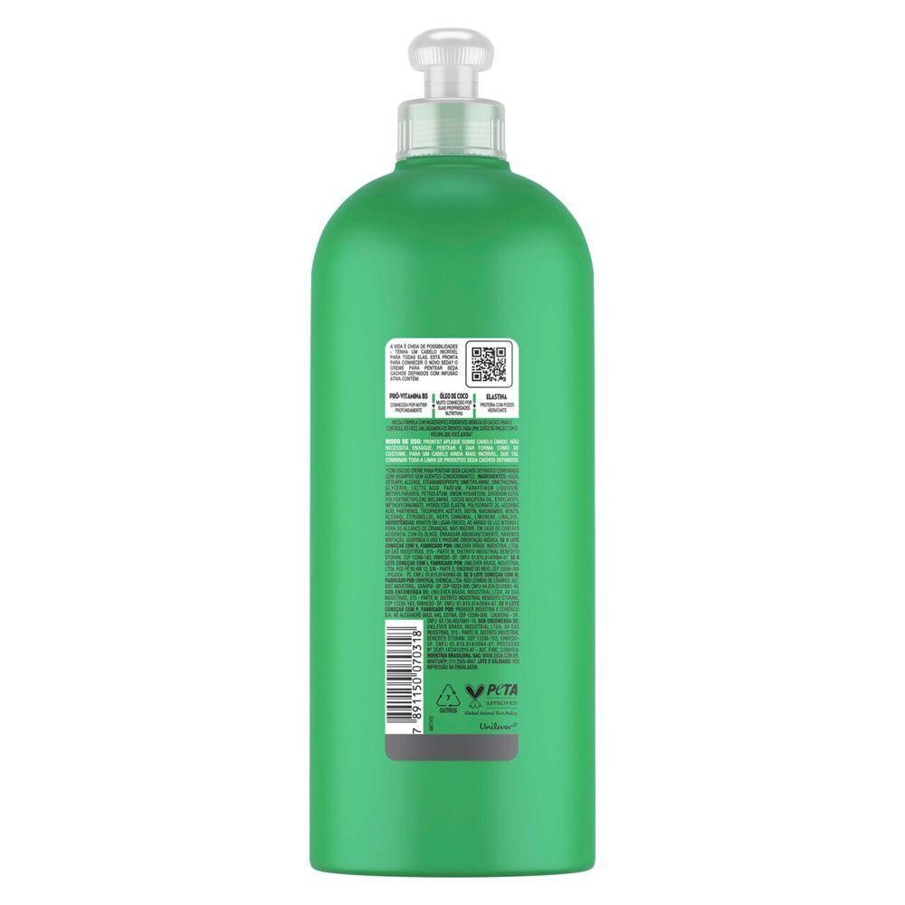 Creme para Pentear Seda Cachos Definidos 700ml — imagem 2 de 2