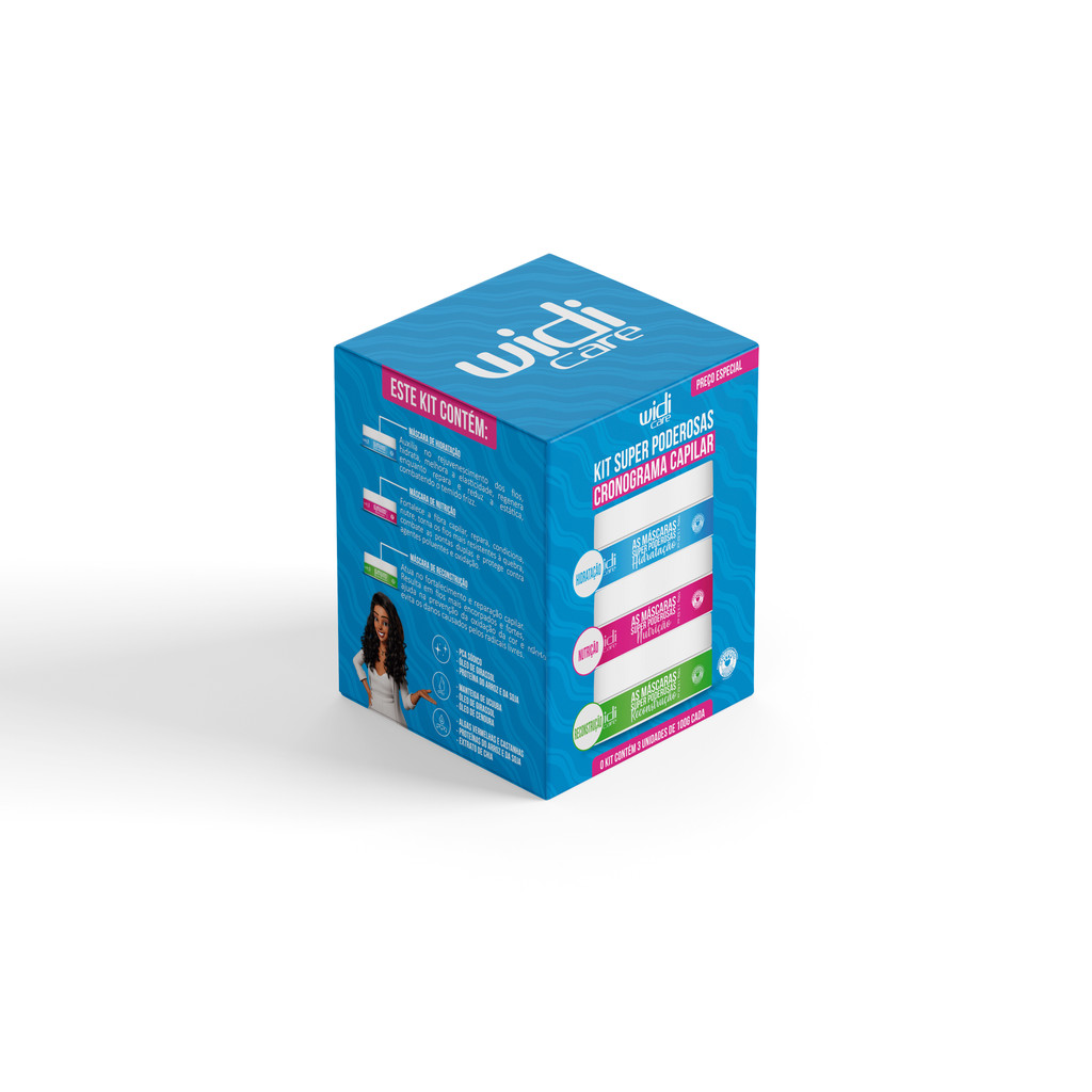 Kit Widi Care Super Poderosas Cronograma Capilar 300g
