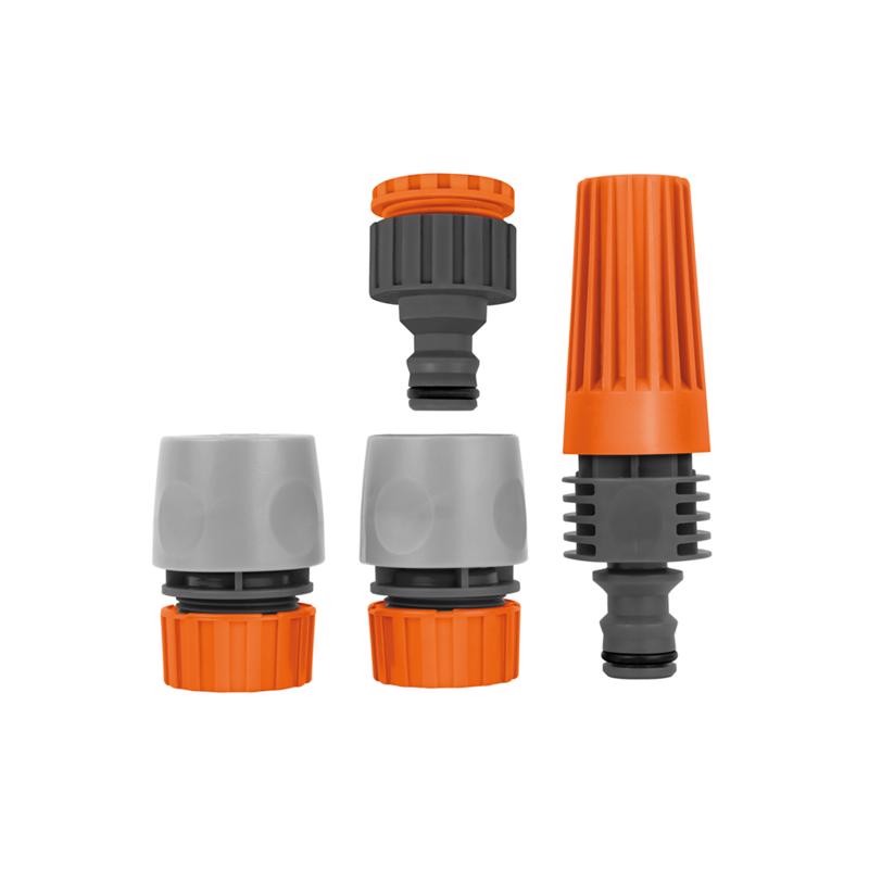 Kit Irrigação C/ Engates Rápidos e Esguicho 4 Peças - Tramontina em Oferta na Shopee