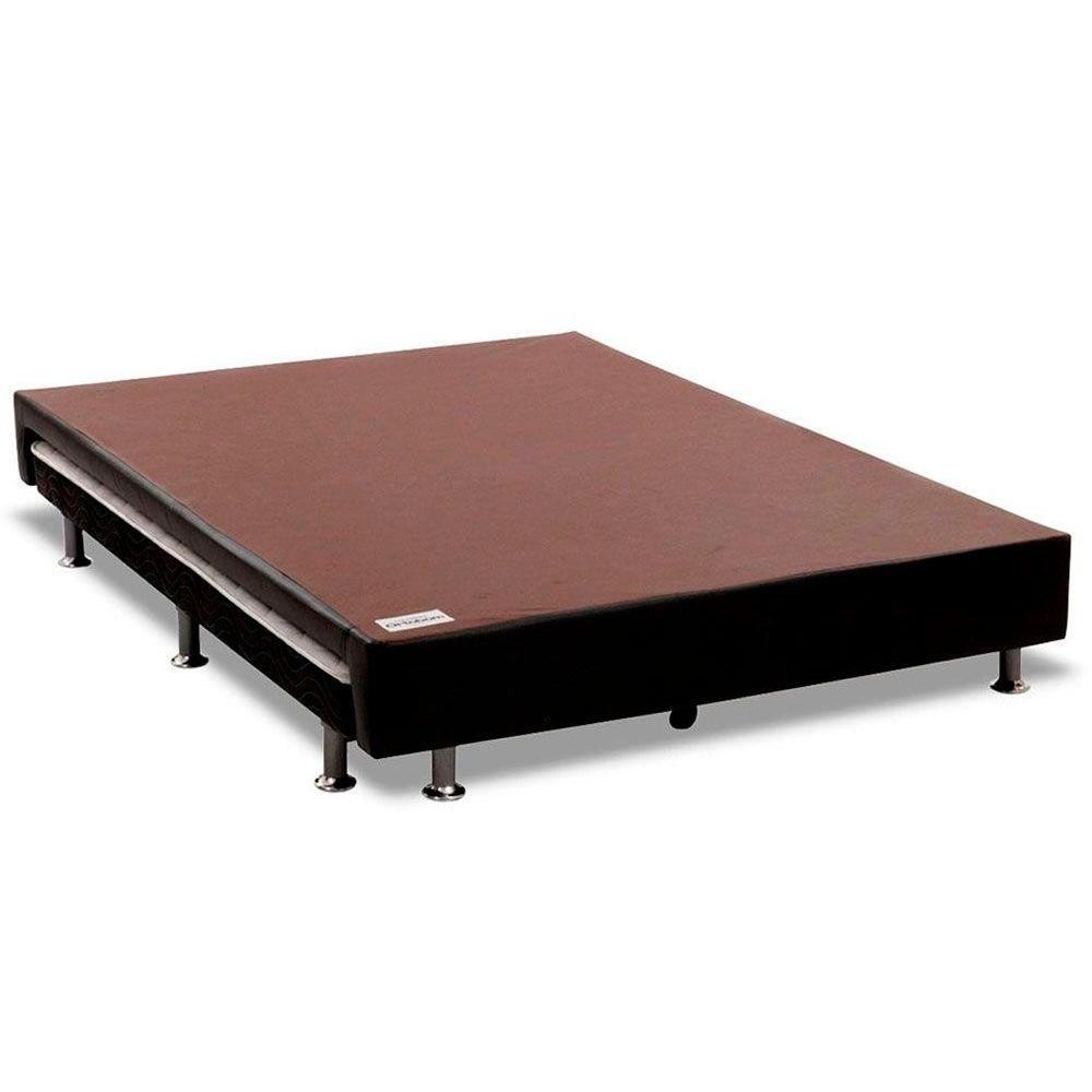 Cama Box Base c/Auxiliar Casal Revolution Courano Nero Black (138x188) - Ortobom em Oferta na Shopee