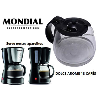 JARRA PARA CAFETEIRA MONDIAL DOLCE AROME 18 CAFÉS - PRETA em Oferta na Shopee