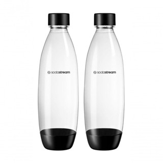 Conjunto De 2 Garrafas Plásticas 1 Litro Sodastream Preta em Oferta na Shopee