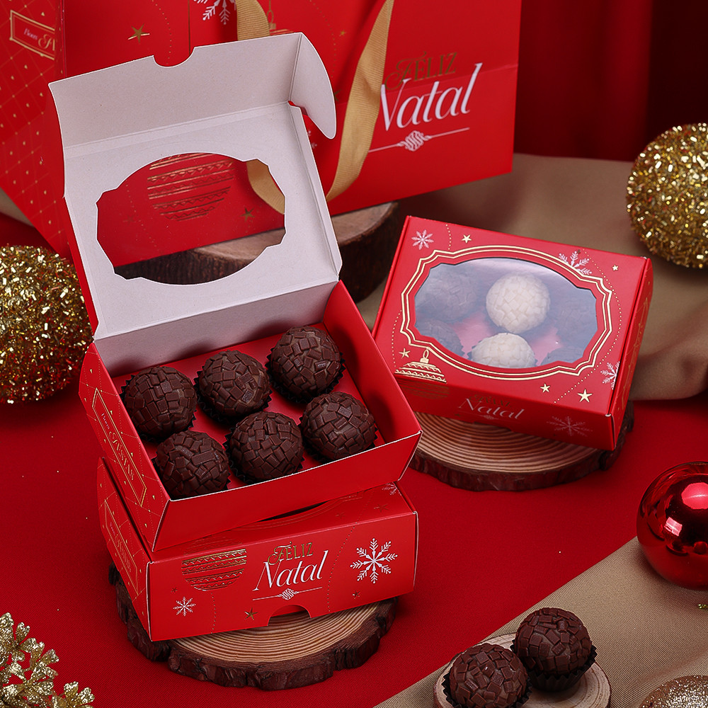 10 Caixa para 6 Doces com Visor Luz 4254 (JANGO NATAL 2025) - Stationery
