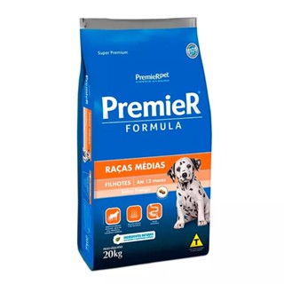 Ração Premier Fórmula Cães Filhotes Raças Médias Frango 20Kg em Oferta na Shopee