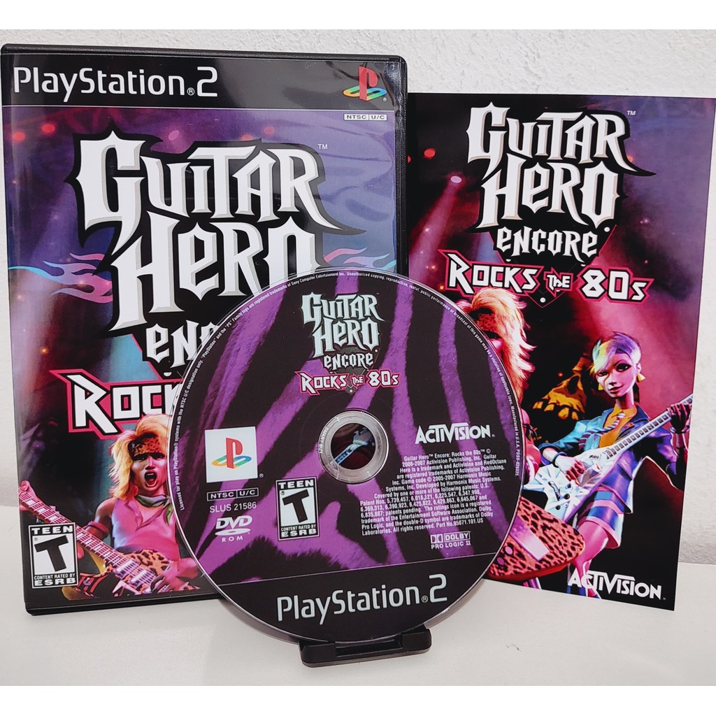 Guitar Hero Encore 80's  / PS2
