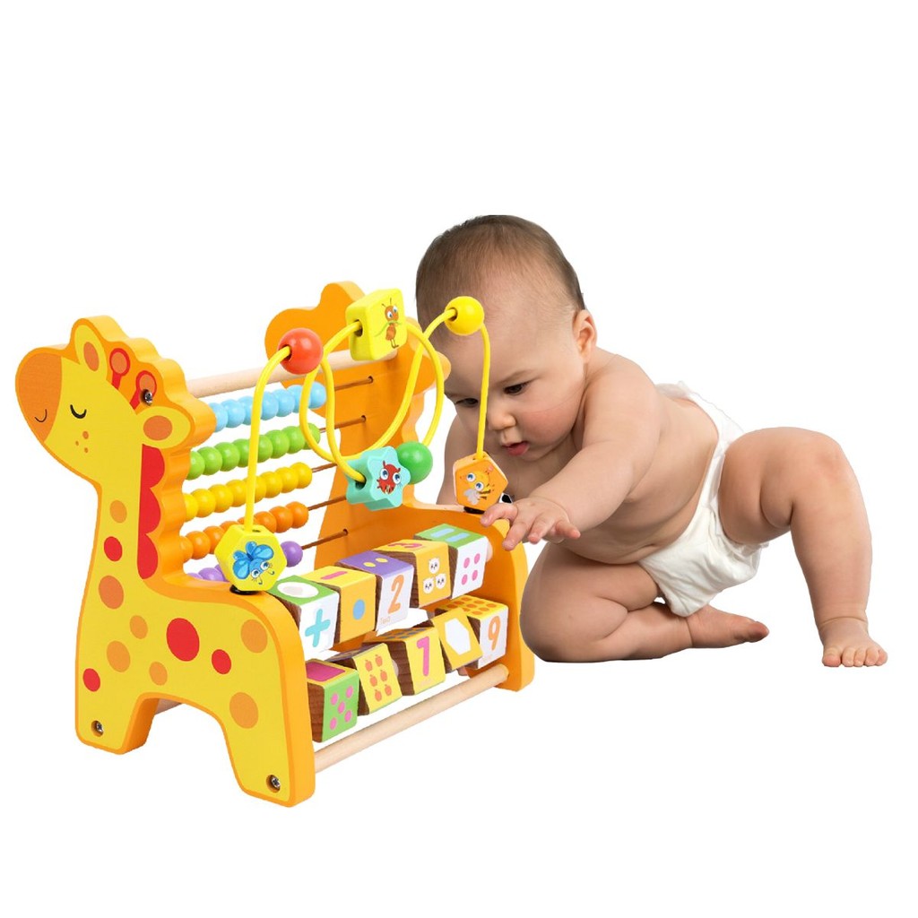 Brinquedo Ábaco Infantil Educativo Montessori Bebê