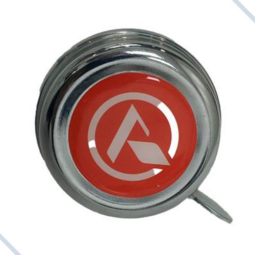 Campainha Absolute I Love My Bike Ciclismo Prateado