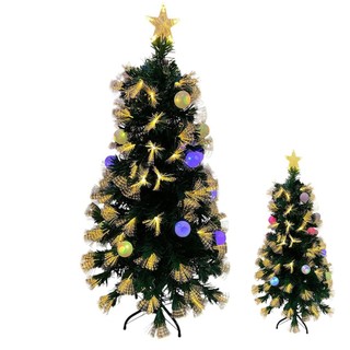 Arvore de Natal Fibra Otica Natalina Completa Iluminaçao Led Ponta Estrela Festa Fim de Ano Decoraçao Enfeite Casa Loja