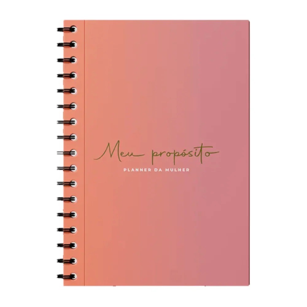 Planner da Mulher | Meu Propósito | Capa Dura | Degrade - Books & Magazines