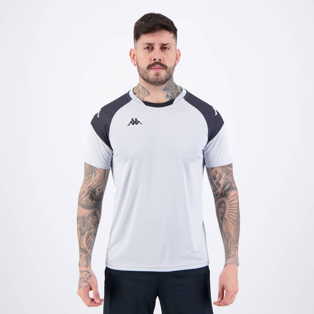 Camiseta Kappa Sammy Cinza em Oferta na Shopee