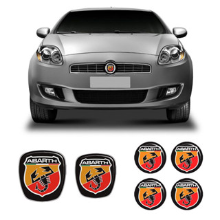Kit Emblemas Abarth Fiat Bravo Resinado 2010 Ate 2016 em Oferta na Shopee