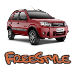 Adesivos Laranja Resinado Compativel C/ Ecosport Freestyle