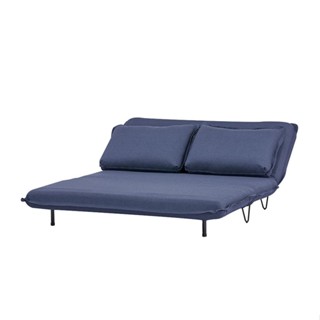 Sofá-Cama 2 Lugares Casal Bergamo Azul Jeans em Oferta na Shopee