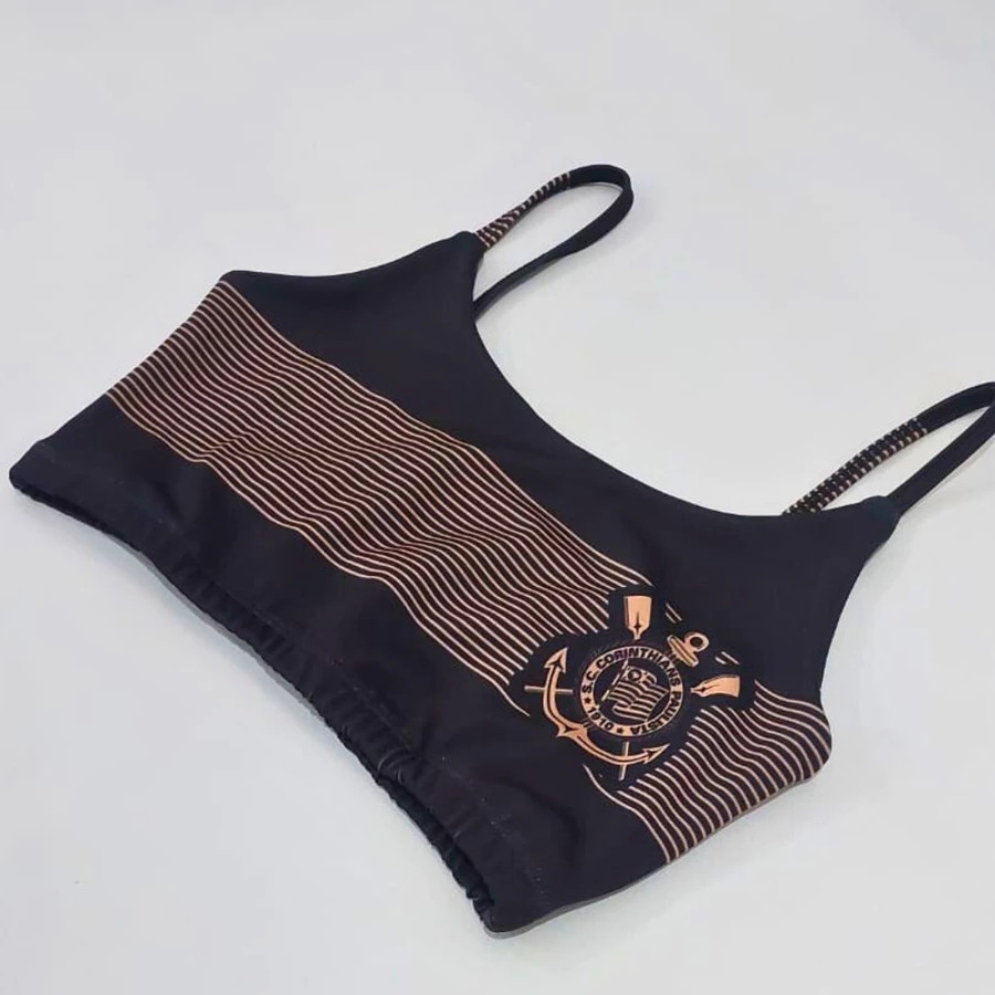 Top Fitness Academia Cropeed Strappy Sunga Personalizado modelos diversos GAVIÕES