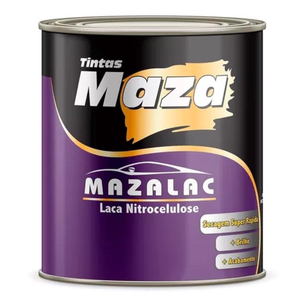 TINTA AUTOMOTIVA LACA NITROCELULOSE DUCO MAZALAC ALUMINIO OPALESCENTE 0,9ML MAZA em Oferta na Shopee