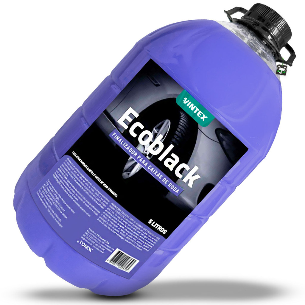 Finalizador Automotivo Caixa Rodas Tapete Pneu Ecoblack 5L Vintex em Oferta na Shopee