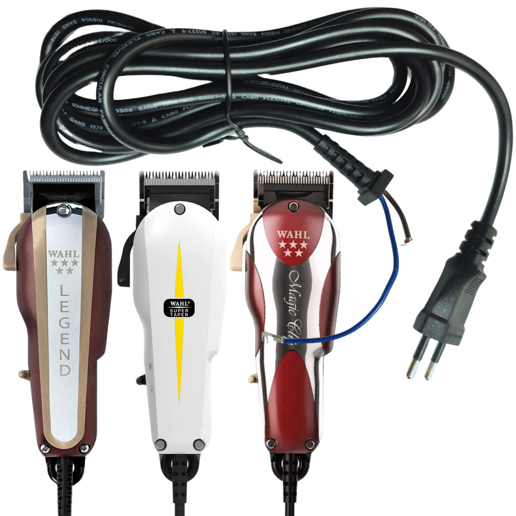Cabo Fio De Energia Wahl Original Para Máquinas De Cortar Cabelo Wahl Legend Magic Clip Super Taper