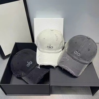 Americano rasgado buraco lavado chapéu de beisebol feminino verão All-Match protetor solar boné de pico masculino Street em Oferta na Shopee