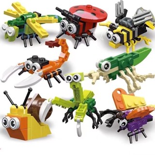 Blocos de construção de insetos montagem educacional B em Oferta na Shopee