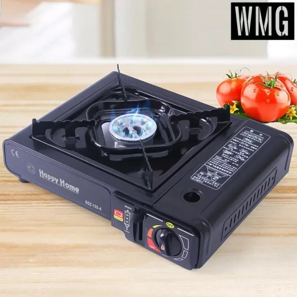 Fogareiro Camping Automatico Fogao Portatil Gas Butano Praia Pesca Acampamento Cook