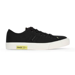 Tênis Coca Cola Miami Canvas Preto e Verde - Feminino