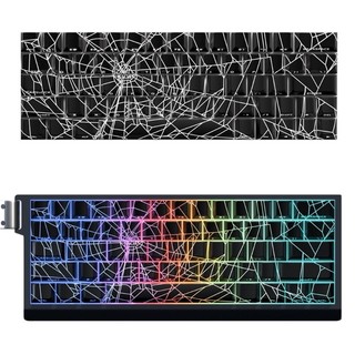 XI Spiders Keycaps 64 74Key Double Shot Side Print Backlit Keyset Sublimações De Tinta Amplamente Para 60 61 63 64 65 67